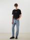 Crew Neck Printed Combed Cotton Men's T-Shirt